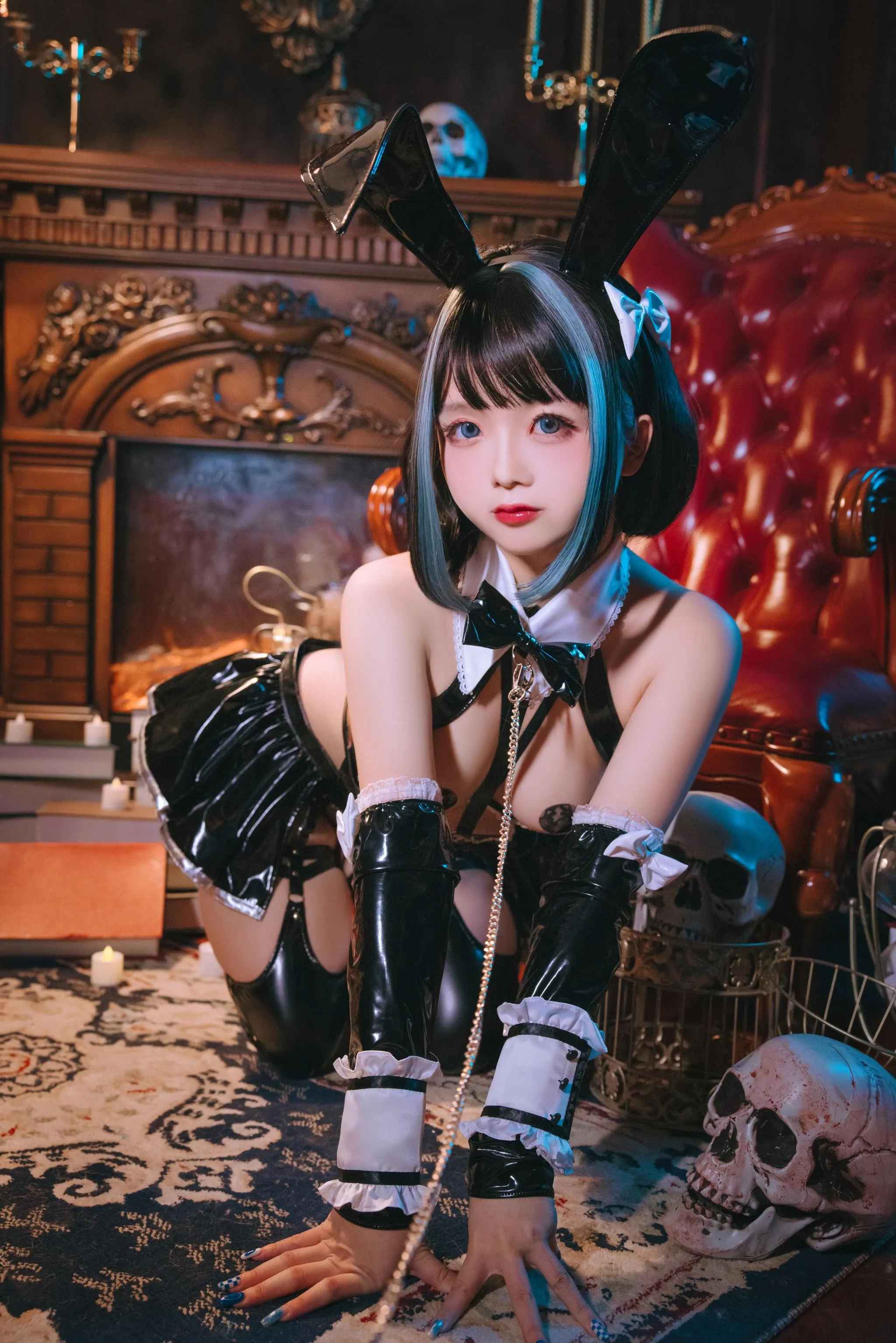 日奈娇 – NO.49 万圣恶魔皮衣 [41P]插图3